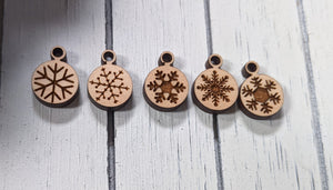 Snowflake Stitch Marker Set - Birch Hollow Fibers